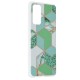 Husa pentru Samsung Galaxy S20 FE / S20 FE 5G - Techsuit Marble Series - Green Hex