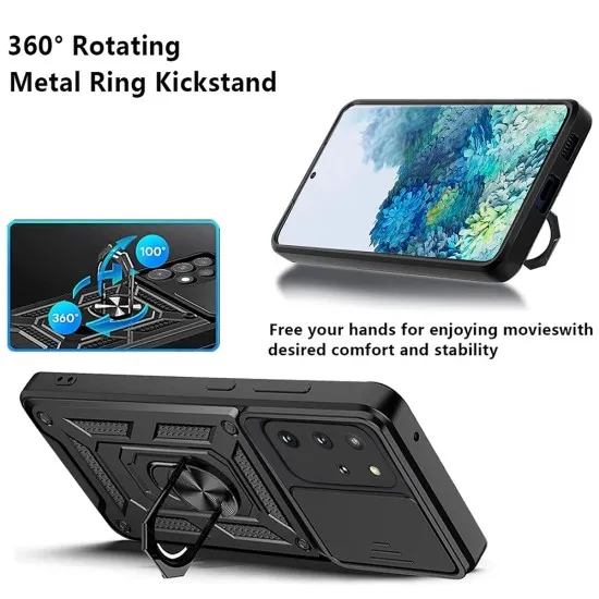 Husa pentru Samsung Galaxy S20 Plus 4G / S20 Plus 5G - Techsuit CamShield Series - Black Husa pentru Samsung Galaxy S20 Plus 4G / S20 Plus 5G - Techsuit CamShield Series - Black