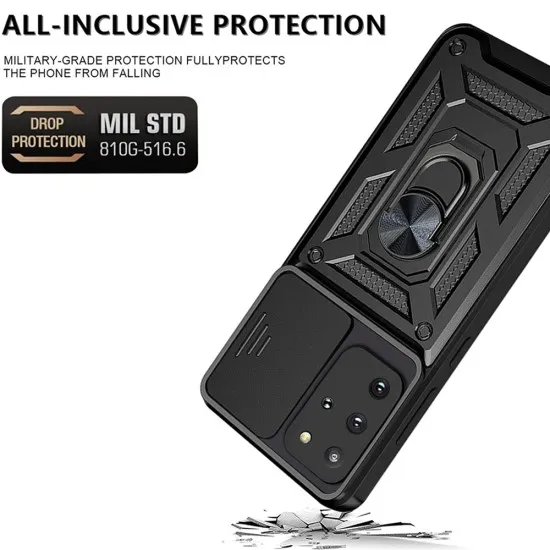 Husa pentru Samsung Galaxy S20 Plus 4G / S20 Plus 5G - Techsuit CamShield Series - Black Husa pentru Samsung Galaxy S20 Plus 4G / S20 Plus 5G - Techsuit CamShield Series - Black