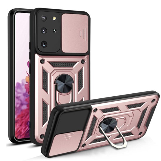 Husa pentru Samsung Galaxy S20 Plus 4G / S20 Plus 5G - Techsuit CamShield Series - Rose Gold