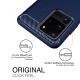 Husa pentru Samsung Galaxy S20 Plus 4G / S20 Plus 5G - Techsuit Carbon Silicone - Blue