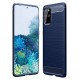 Husa pentru Samsung Galaxy S20 Plus 4G / S20 Plus 5G - Techsuit Carbon Silicone - Blue