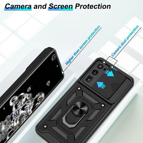 Husa pentru Samsung Galaxy S20 Ultra 4G / S20 Ultra 5G - Techsuit CamShield Series - Black Husa pentru Samsung Galaxy S20 Ultra 4G / S20 Ultra 5G - Techsuit CamShield Series - Black