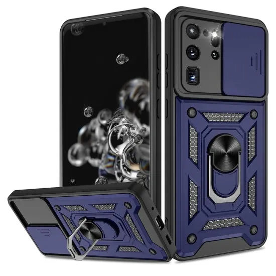 Husa pentru Samsung Galaxy S20 Ultra 4G / S20 Ultra 5G - Techsuit CamShield Series - Blue Husa pentru Samsung Galaxy S20 Ultra 4G / S20 Ultra 5G - Techsuit CamShield Series - Blue