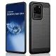 Husa pentru Samsung Galaxy S20 Ultra 4G / S20 Ultra 5G - Techsuit Carbon Silicone - Black Husa pentru Samsung Galaxy S20 Ultra 4G / S20 Ultra 5G - Techsuit Carbon Silicone - Black