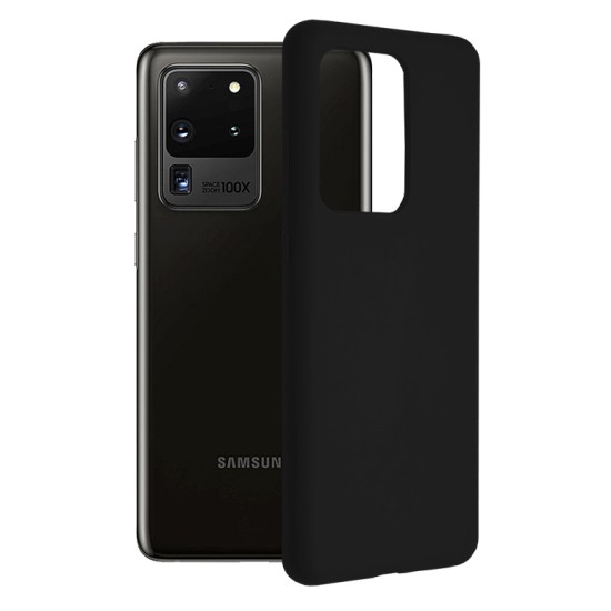 Husa pentru Samsung Galaxy S20 Ultra / S20 Ultra 5G - Techsuit Soft Edge Silicone - Black