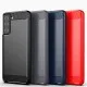 Husa pentru Samsung Galaxy S21 5G - Techsuit Carbon Silicone - Black Husa pentru Samsung Galaxy S21 5G - Techsuit Carbon Silicone - Black