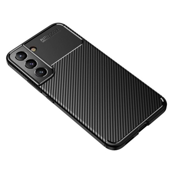 Husa pentru Samsung Galaxy S21 5G - Techsuit CarbonFiber - Black