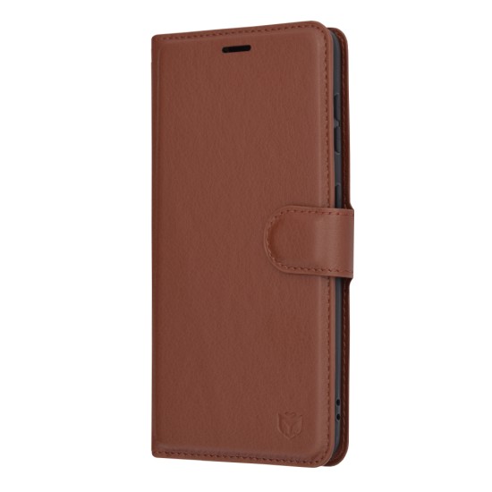 Husa pentru Samsung Galaxy S21 5G - Techsuit Leather Folio - Brown