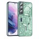 Husa pentru Samsung Galaxy S21 5G - Techsuit Luxury Glitter MagSafe - Light Green