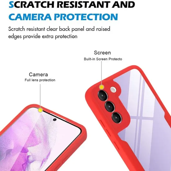 Husa pentru Samsung Galaxy S21 FE 5G + Folie - Techsuit ColorVerse 360 Series - Purple Husa pentru Samsung Galaxy S21 FE 5G + Folie - Techsuit ColorVerse 360 Series - Purple