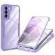 Husa pentru Samsung Galaxy S21 FE 5G + Folie - Techsuit ColorVerse 360 Series - Purple Husa pentru Samsung Galaxy S21 FE 5G + Folie - Techsuit ColorVerse 360 Series - Purple