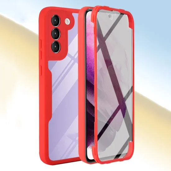 Husa pentru Samsung Galaxy S21 FE 5G + Folie - Techsuit ColorVerse 360 Series - Purple Husa pentru Samsung Galaxy S21 FE 5G + Folie - Techsuit ColorVerse 360 Series - Purple