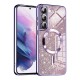 Husa pentru Samsung Galaxy S21 FE 5G - Techsuit Luxury Glitter MagSafe - Light Purple