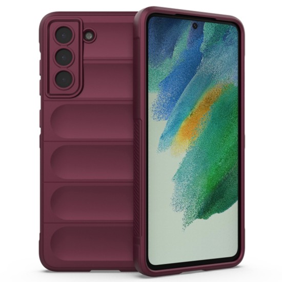 Husa pentru Samsung Galaxy S21 FE 5G - Techsuit Magic Shield - Bordeaux