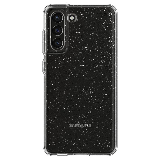 Husa pentru Samsung Galaxy S21 FE 5G - Techsuit SparkleSkin Series - Clear