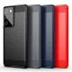 Husa pentru Samsung Galaxy S21 Ultra 5G - Techsuit Carbon Silicone - Black Husa pentru Samsung Galaxy S21 Ultra 5G - Techsuit Carbon Silicone - Black