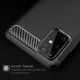Husa pentru Samsung Galaxy S21 Ultra 5G - Techsuit Carbon Silicone - Black Husa pentru Samsung Galaxy S21 Ultra 5G - Techsuit Carbon Silicone - Black