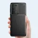 Husa pentru Samsung Galaxy S21 Ultra 5G - Techsuit CarbonFiber - Black Husa pentru Samsung Galaxy S21 Ultra 5G - Techsuit CarbonFiber - Black