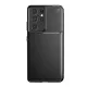 Husa pentru Samsung Galaxy S21 Ultra 5G - Techsuit CarbonFiber - Black Husa pentru Samsung Galaxy S21 Ultra 5G - Techsuit CarbonFiber - Black