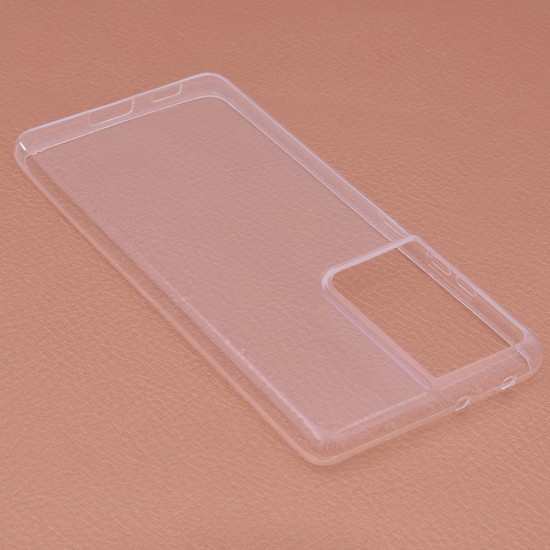 Husa pentru Samsung Galaxy S21 Ultra 5G - Techsuit Clear Silicone - Transparent