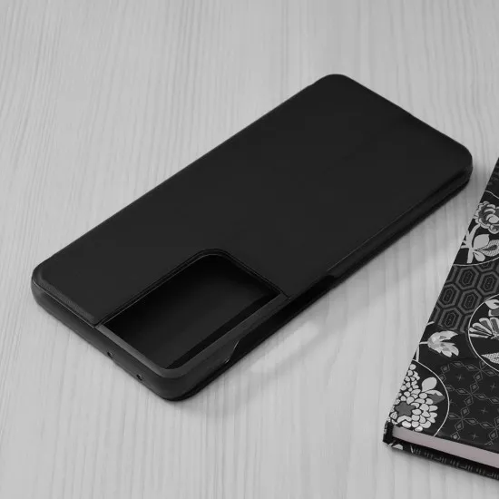 Husa pentru Samsung Galaxy S21 Ultra 5G - Techsuit eFold Series - Black Husa pentru Samsung Galaxy S21 Ultra 5G - Techsuit eFold Series - Black
