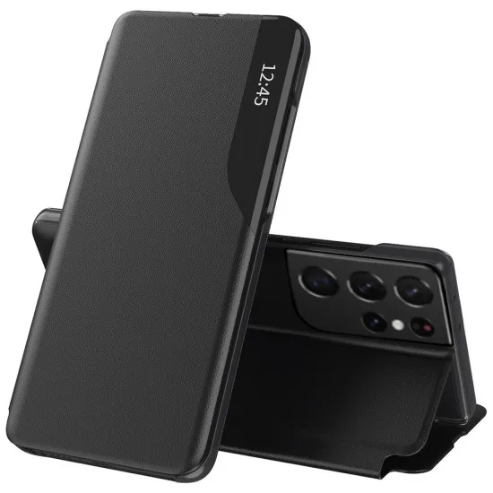 Husa pentru Samsung Galaxy S21 Ultra 5G - Techsuit eFold Series - Black Husa pentru Samsung Galaxy S21 Ultra 5G - Techsuit eFold Series - Black