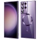 Husa pentru Samsung Galaxy S21 Ultra 5G - Techsuit Luxury Crystal MagSafe - Light Purple