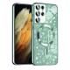 Husa pentru Samsung Galaxy S21 Ultra 5G - Techsuit Luxury Glitter MagSafe - Light Green