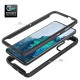 Husa pentru Samsung Galaxy S22 5G + Folie - Techsuit Defense360 Pro - Black