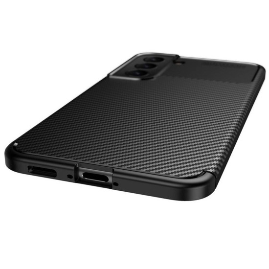 Husa pentru Samsung Galaxy S22 5G - Techsuit CarbonFiber - Black