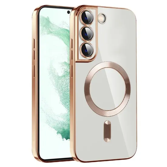 Husa pentru Samsung Galaxy S22 Plus 5G - Techsuit Luxury Crystal MagSafe - Gold
