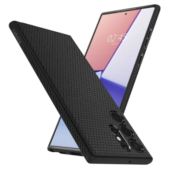 Husa pentru Samsung Galaxy S22 Ultra 5G - Spigen Liquid Air - Matte Black Husa pentru Samsung Galaxy S22 Ultra 5G - Spigen Liquid Air - Matte Black