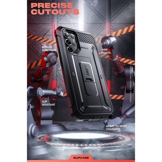 Husa pentru Samsung Galaxy S22 Ultra 5G - Supcase Unicorn Beetle Pro - Black