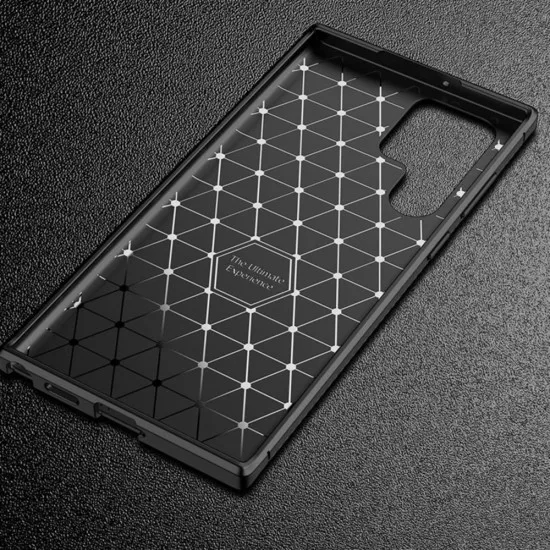 Husa pentru Samsung Galaxy S22 Ultra 5G - Techsuit CarbonFiber - Black Husa pentru Samsung Galaxy S22 Ultra 5G - Techsuit CarbonFiber - Black