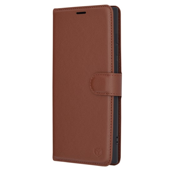 Husa pentru Samsung Galaxy S22 Ultra 5G - Techsuit Leather Folio - Brown