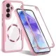 Husa pentru Samsung Galaxy S23 FE + Folie - Techsuit ColorVerse 360 MagSafe Series - Pink