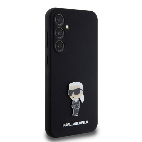 Husa pentru Samsung Galaxy S23 FE - Karl Lagerfeld Silicone (KLHCS23FEMHKNPK) - Ikonik Metal Pin