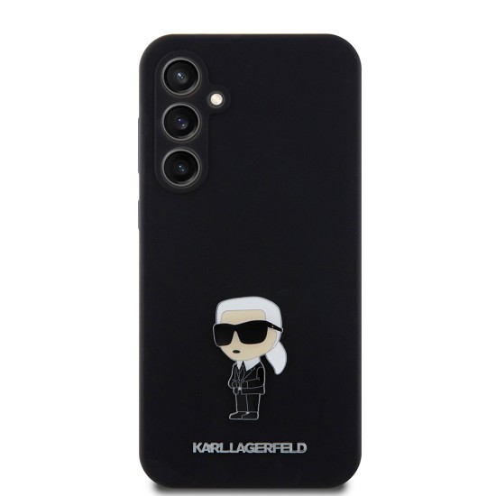 Husa pentru Samsung Galaxy S23 FE - Karl Lagerfeld Silicone (KLHCS23FEMHKNPK) - Ikonik Metal Pin