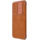 Husa pentru Samsung Galaxy S23 FE - Nillkin Qin Pro Leather Case - Brown