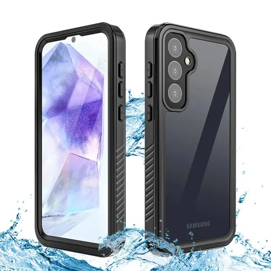 Husa pentru Samsung Galaxy S23 FE - ShellBox Waterproof IP68 Case - Black Husa pentru Samsung Galaxy S23 FE - ShellBox Waterproof IP68 Case - Black