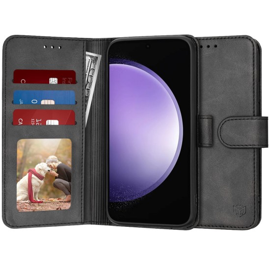 Husa pentru Samsung Galaxy S23 FE - Techsuit Diary Book - Black Husa pentru Samsung Galaxy S23 FE - Techsuit Diary Book - Black