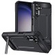 Husa pentru Samsung Galaxy S23 FE - Techsuit Hybrid Armor Kickstand - Black