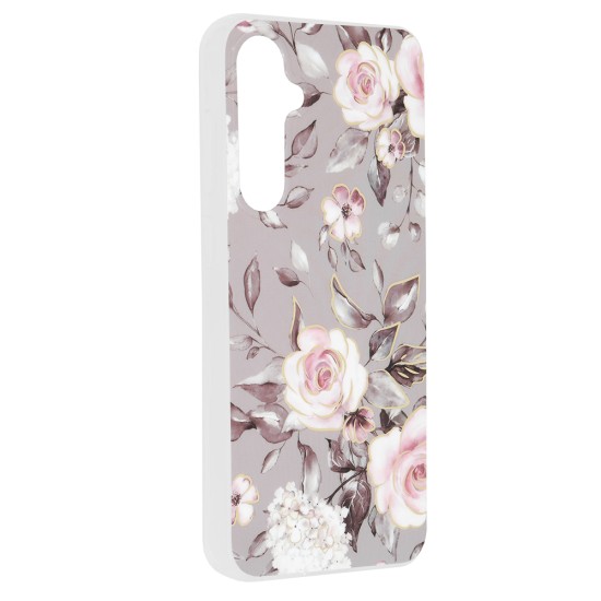 Husa pentru Samsung Galaxy S23 FE - Techsuit Marble Series - Bloom of Ruth Gray