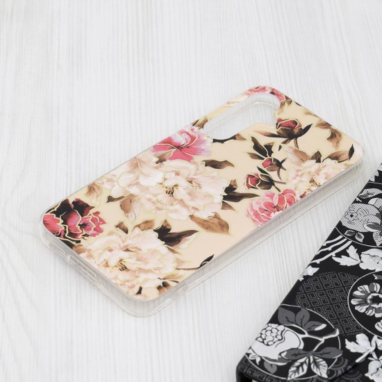 Husa pentru Samsung Galaxy S23 FE - Techsuit Marble Series - Mary Berry Nude