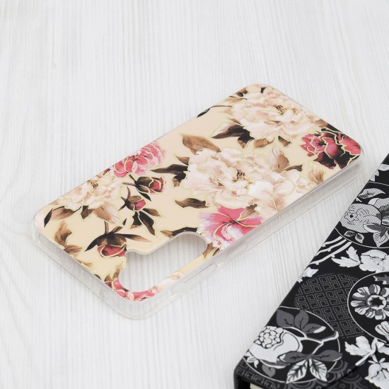 Husa pentru Samsung Galaxy S23 FE - Techsuit Marble Series - Mary Berry Nude