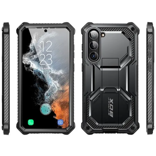 Husa pentru Samsung Galaxy S23 + Folie - I-Blason Armorbox - Black Husa pentru Samsung Galaxy S23 + Folie - I-Blason Armorbox - Black