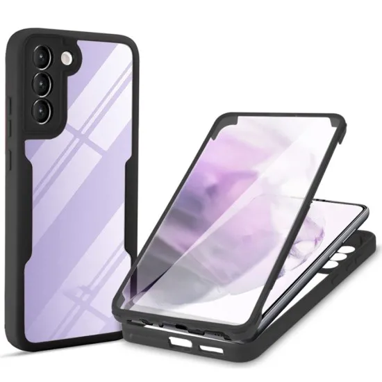 Husa pentru Samsung Galaxy S23 + Folie - Techsuit ColorVerse 360 Series - Black Husa pentru Samsung Galaxy S23 + Folie - Techsuit ColorVerse 360 Series - Black