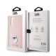 Husa pentru Samsung Galaxy S23 - Karl Lagerfeld Silicone (KLHCS23SSMHCNPP) - Pink Choupette Metal Pin