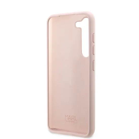 Husa pentru Samsung Galaxy S23 - Karl Lagerfeld Silicone (KLHCS23SSNCHBCP) - Pink Choupette Husa pentru Samsung Galaxy S23 - Karl Lagerfeld Silicone (KLHCS23SSNCHBCP) - Pink Choupette